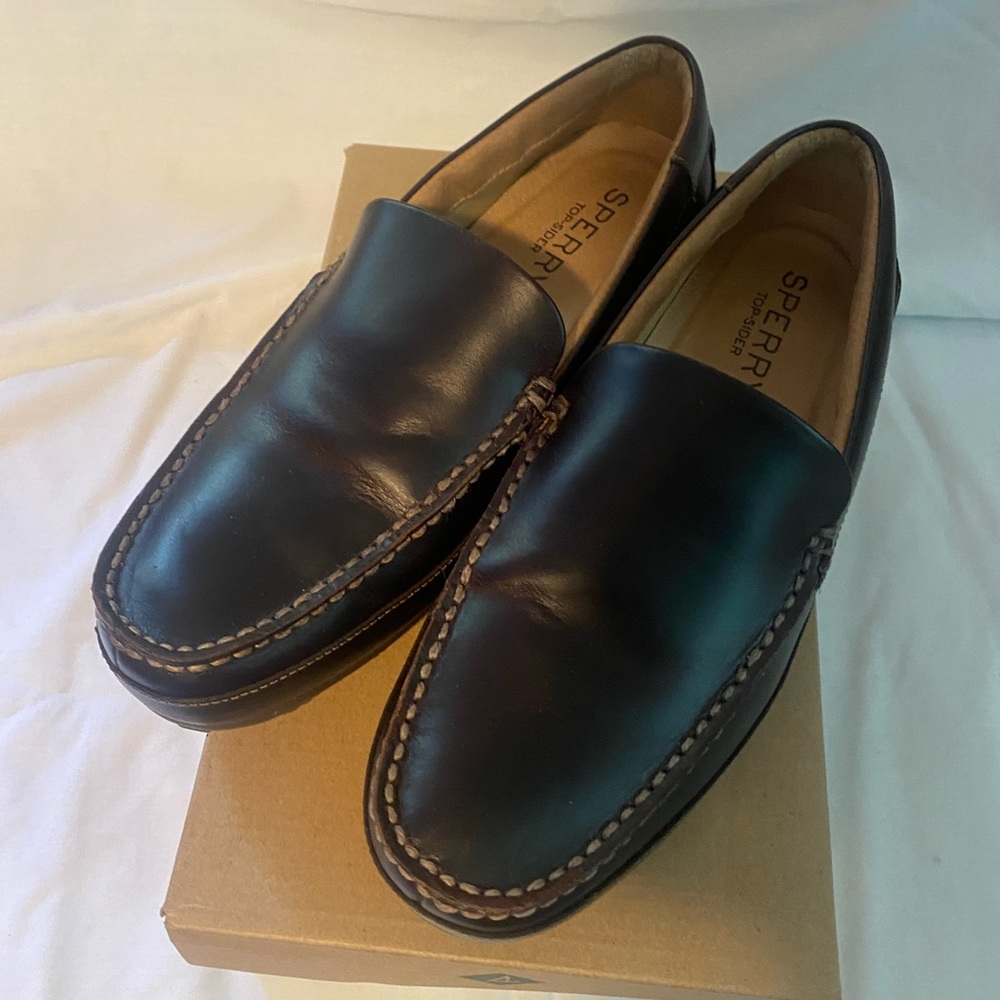 Sperry hampden Venetian loafer amaretto brown men’s size 9